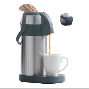 Princess House Gray and Black Coffee Thermal Carafe